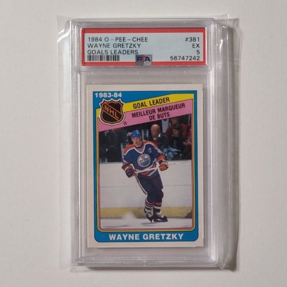 1984 O-Pee-Chee Wayne Gretzky #381 PSA 5 - Picture 1 of 2